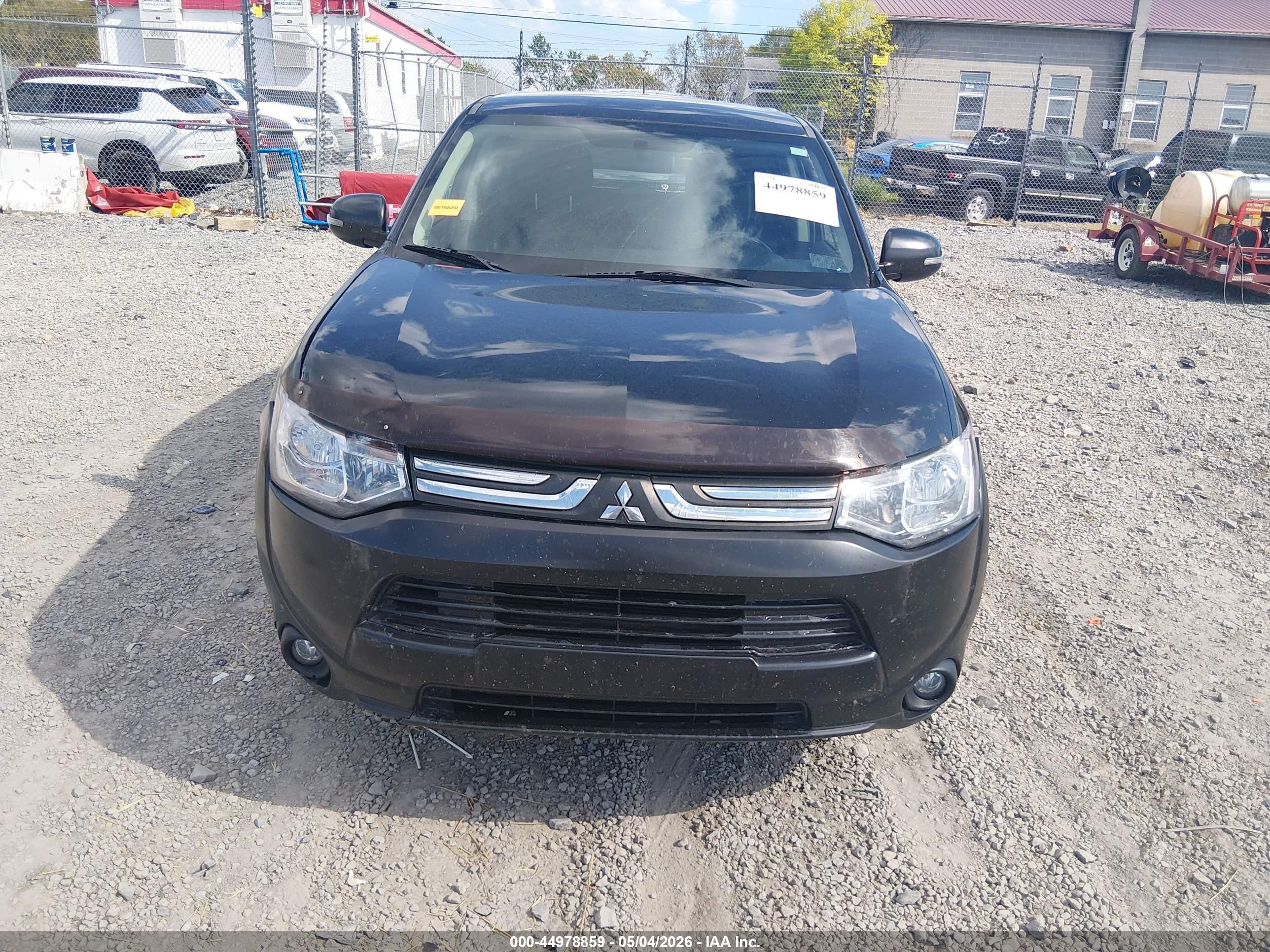 2014 Mitsubishi Outlander Se Black vin: JA4AZ3A32EZ004536