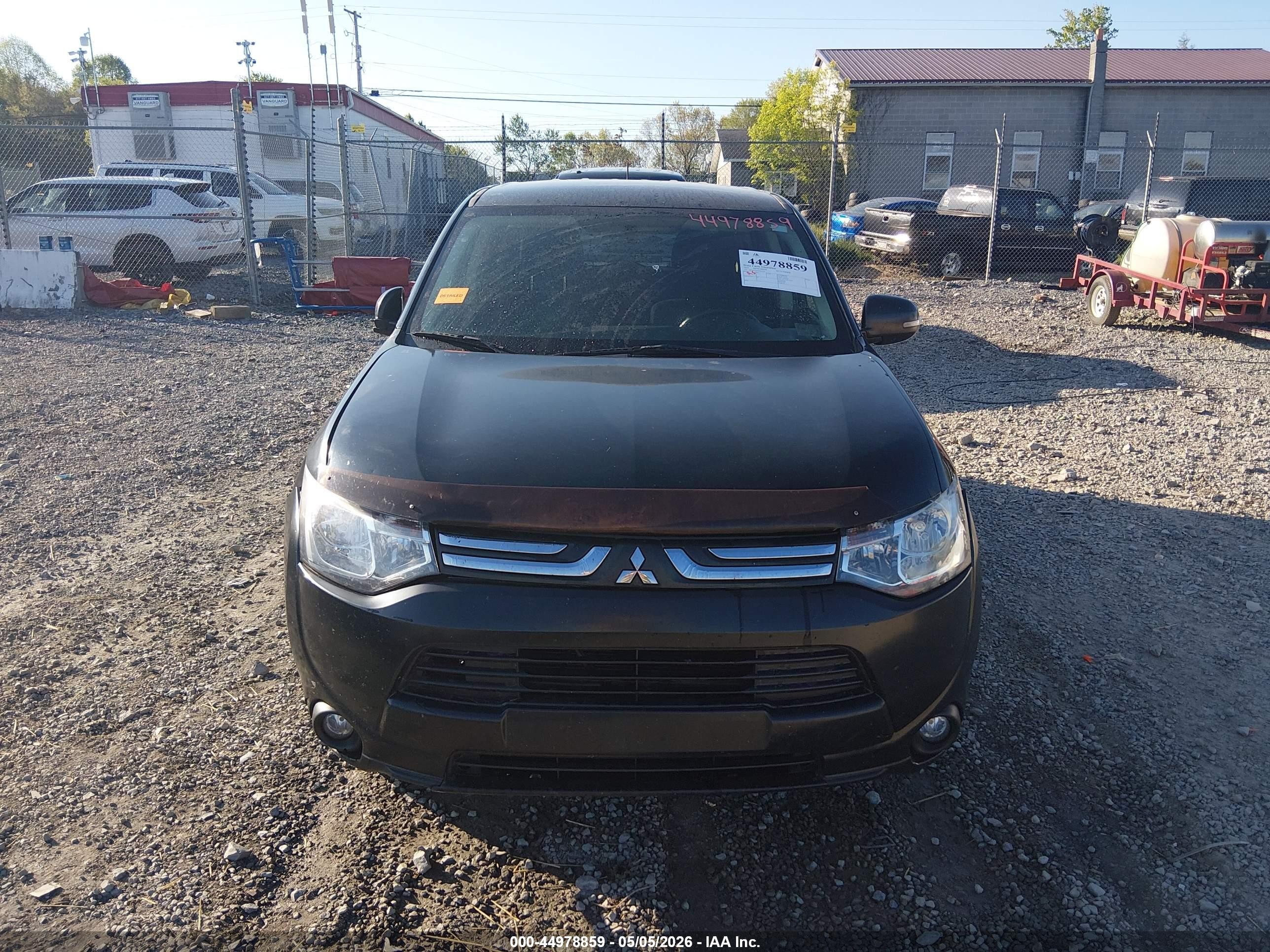 2014 Mitsubishi Outlander Se Black vin: JA4AZ3A32EZ004536