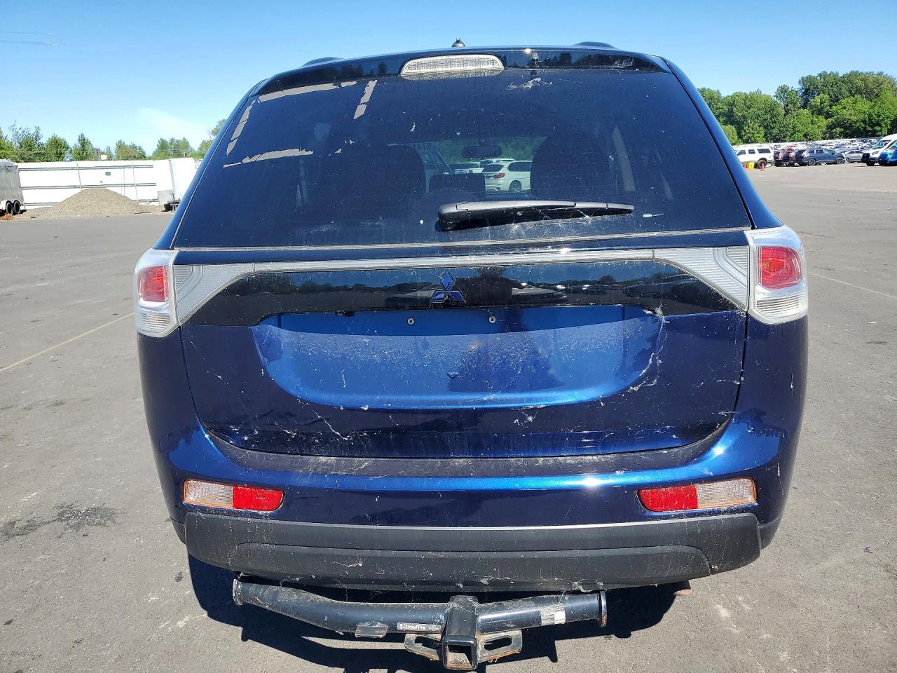 2014 Mitsubishi Outlander Se Blue vin: JA4AZ3A32EZ015410