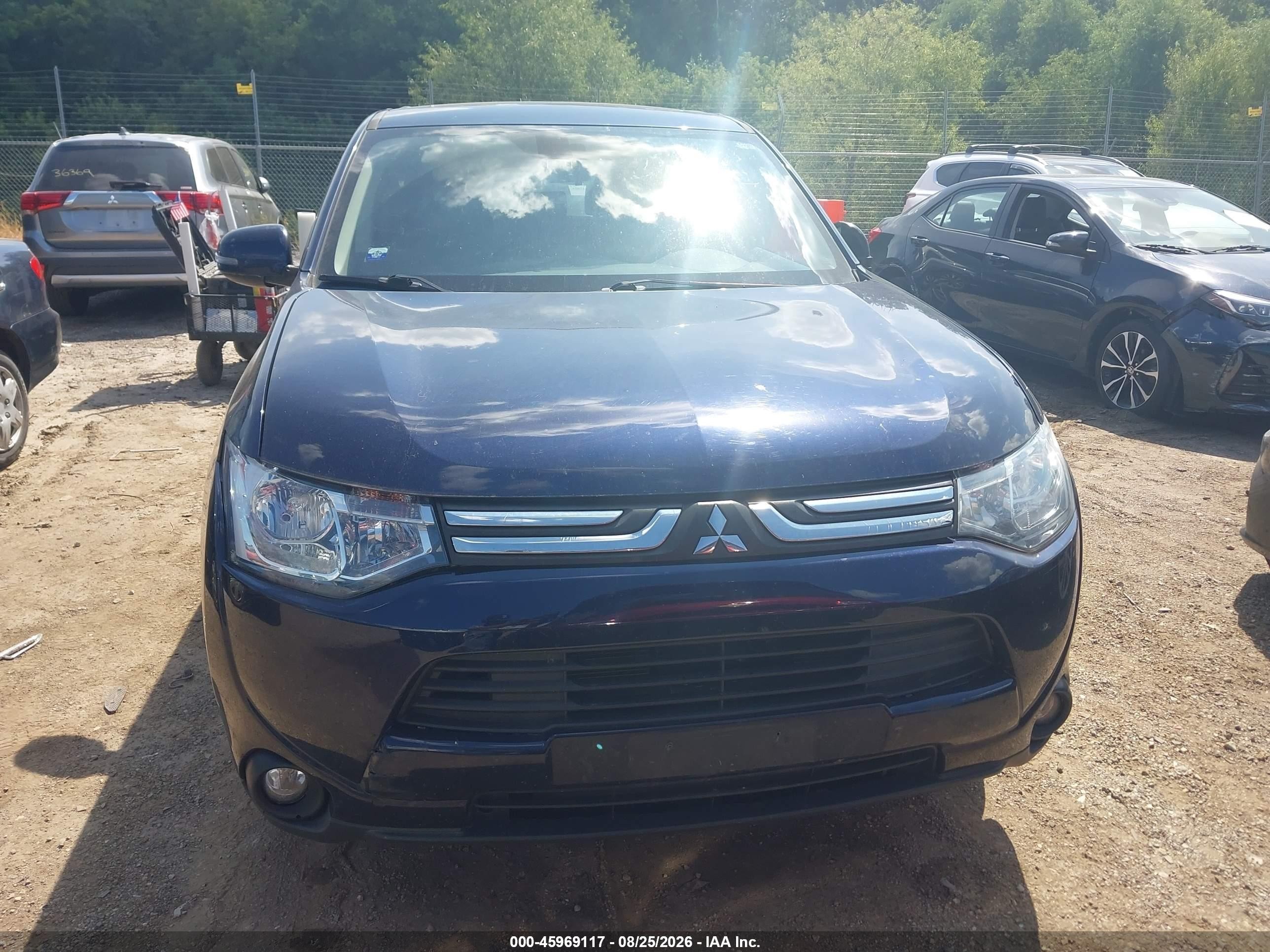2014 Mitsubishi Outlander Se Blue vin: JA4AZ3A32EZ019280