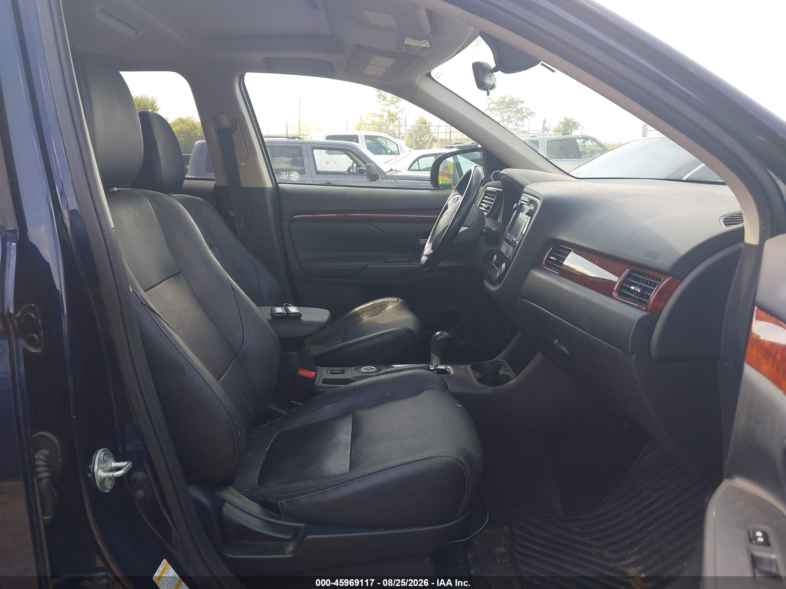 2014 Mitsubishi Outlander Se Blue vin: JA4AZ3A32EZ019280