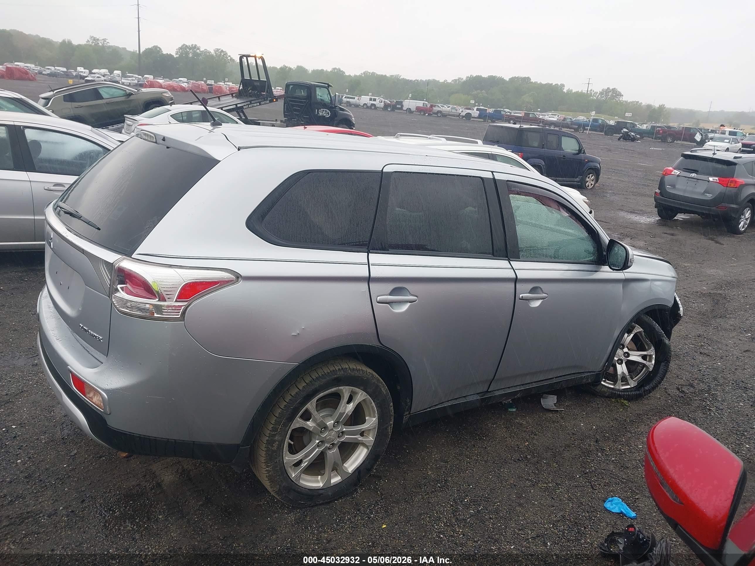 2015 Mitsubishi Outlander Se Silver vin: JA4AZ3A32FZ003209
