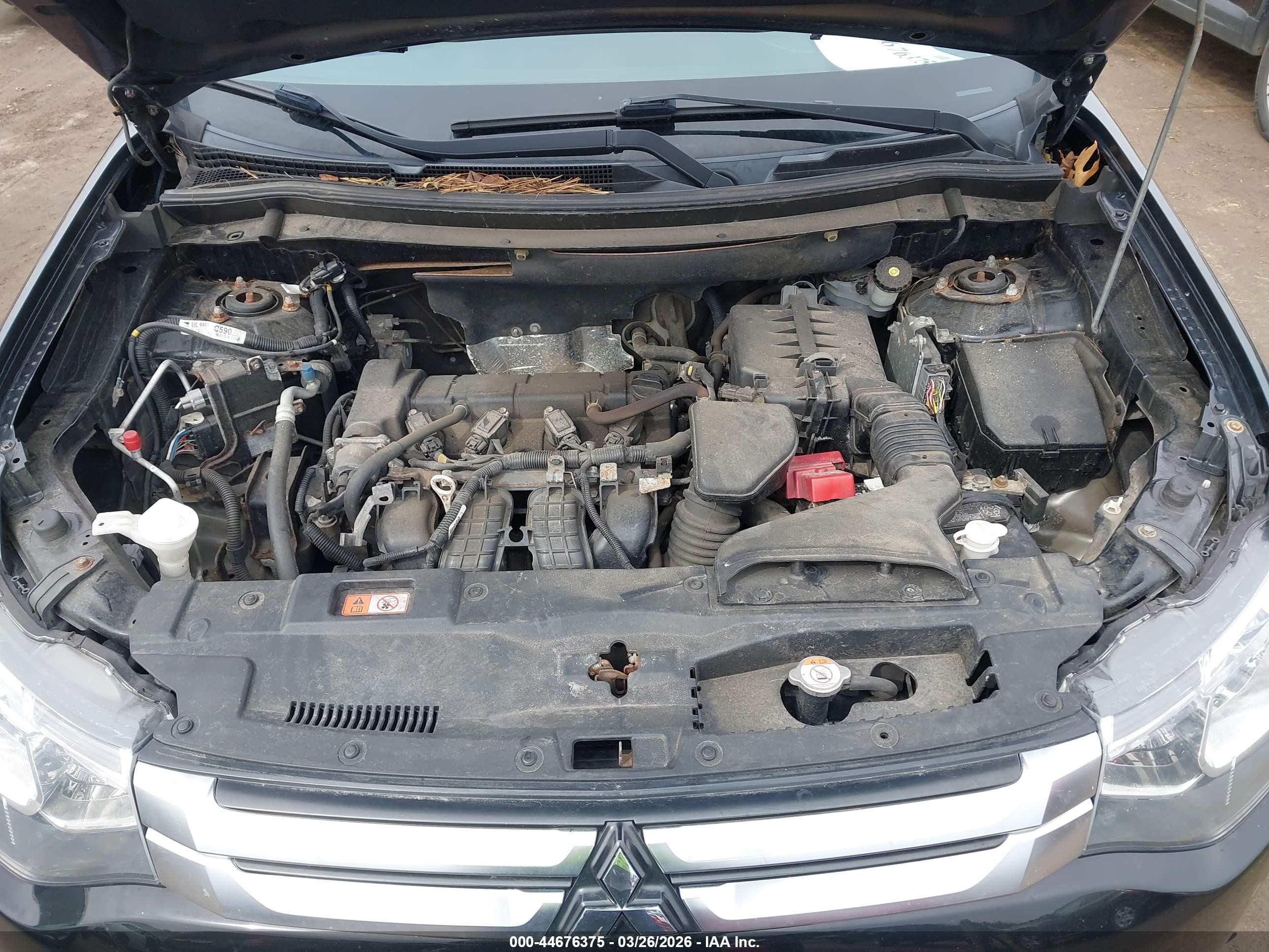 2015 Mitsubishi Outlander Se Черный vin: JA4AZ3A32FZ004683