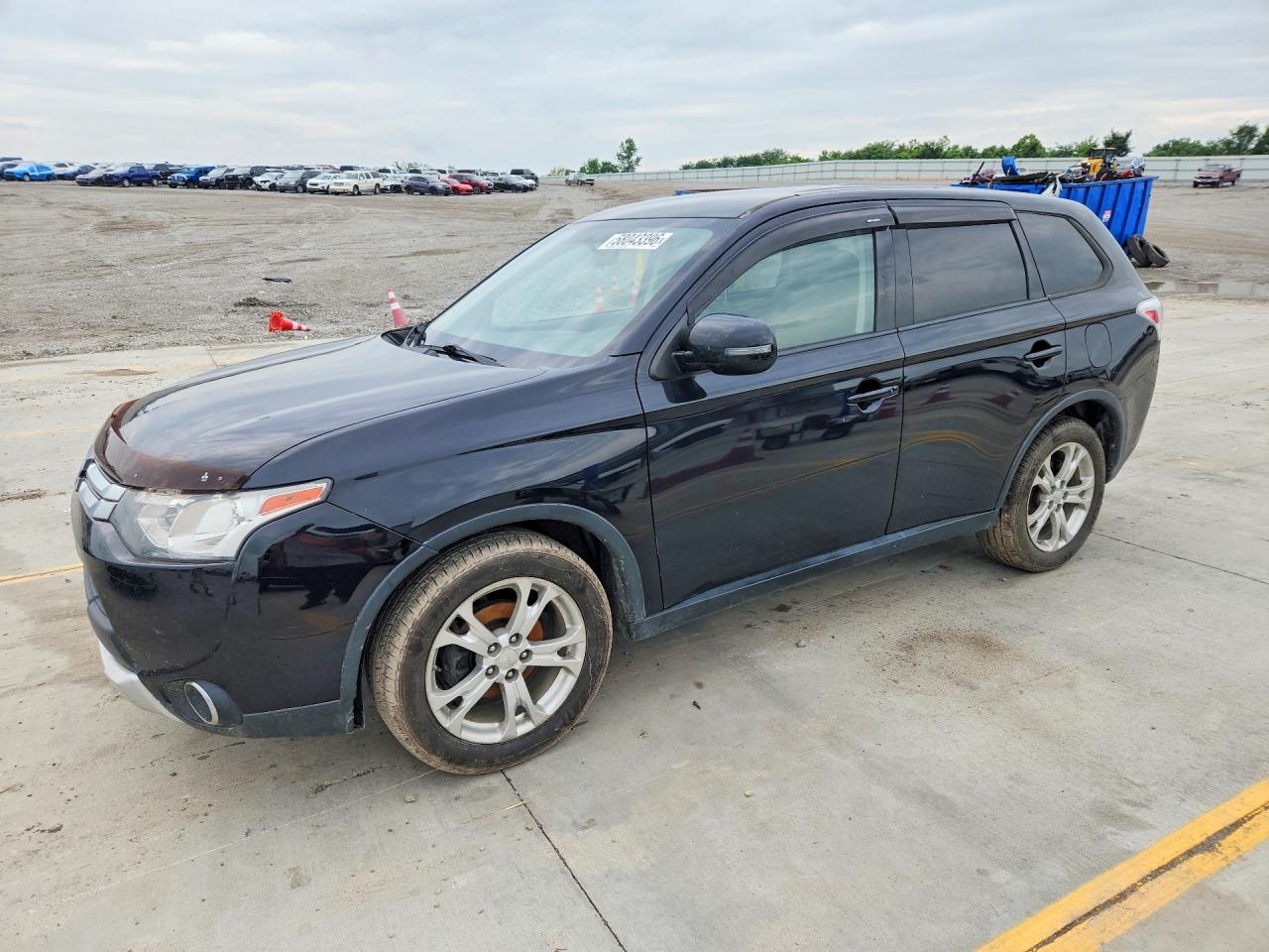 2015 Mitsubishi Outlander Se Black vin: JA4AZ3A32FZ005400