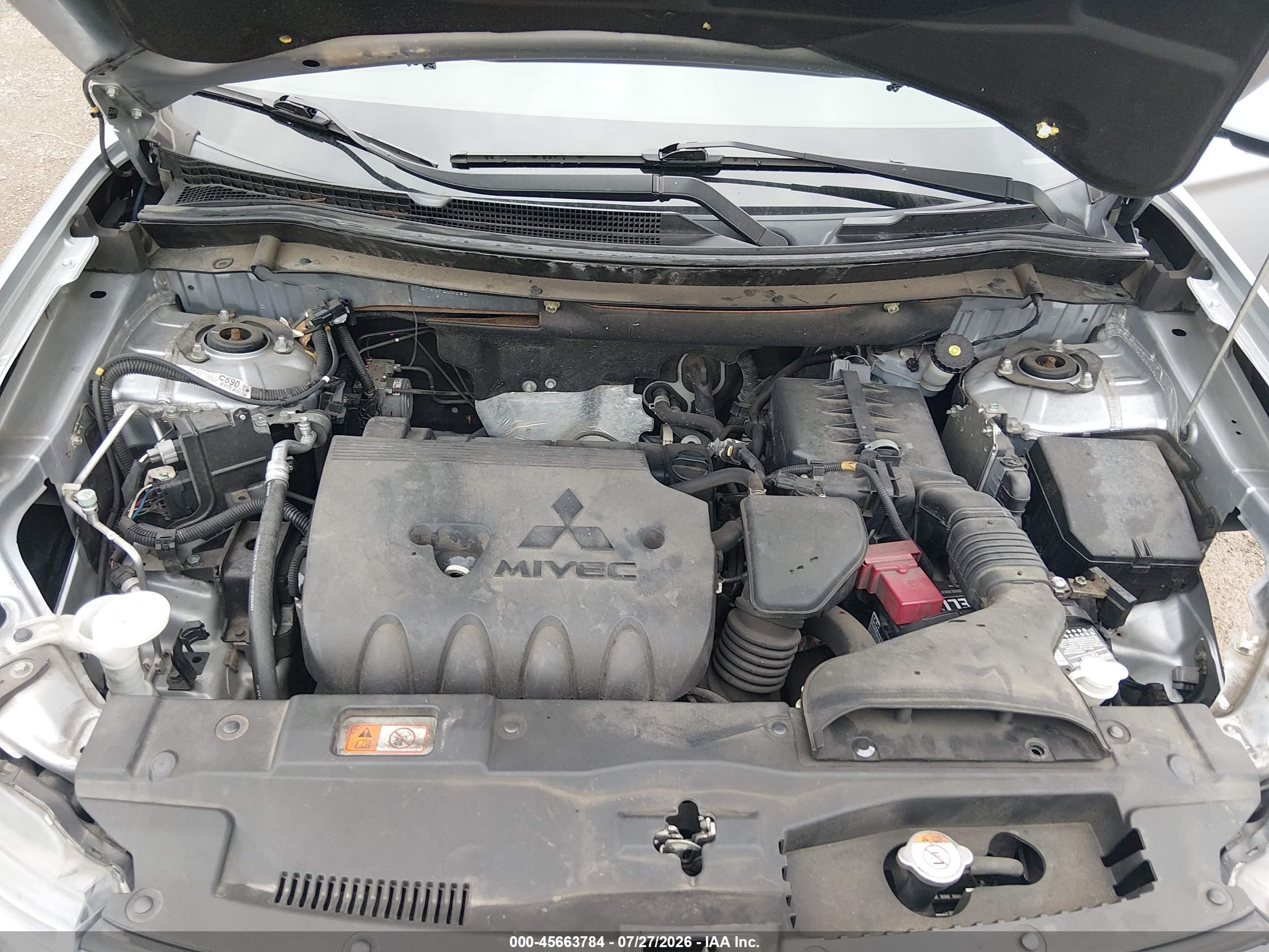 2015 Mitsubishi Outlander Se Silver vin: JA4AZ3A33FZ007351