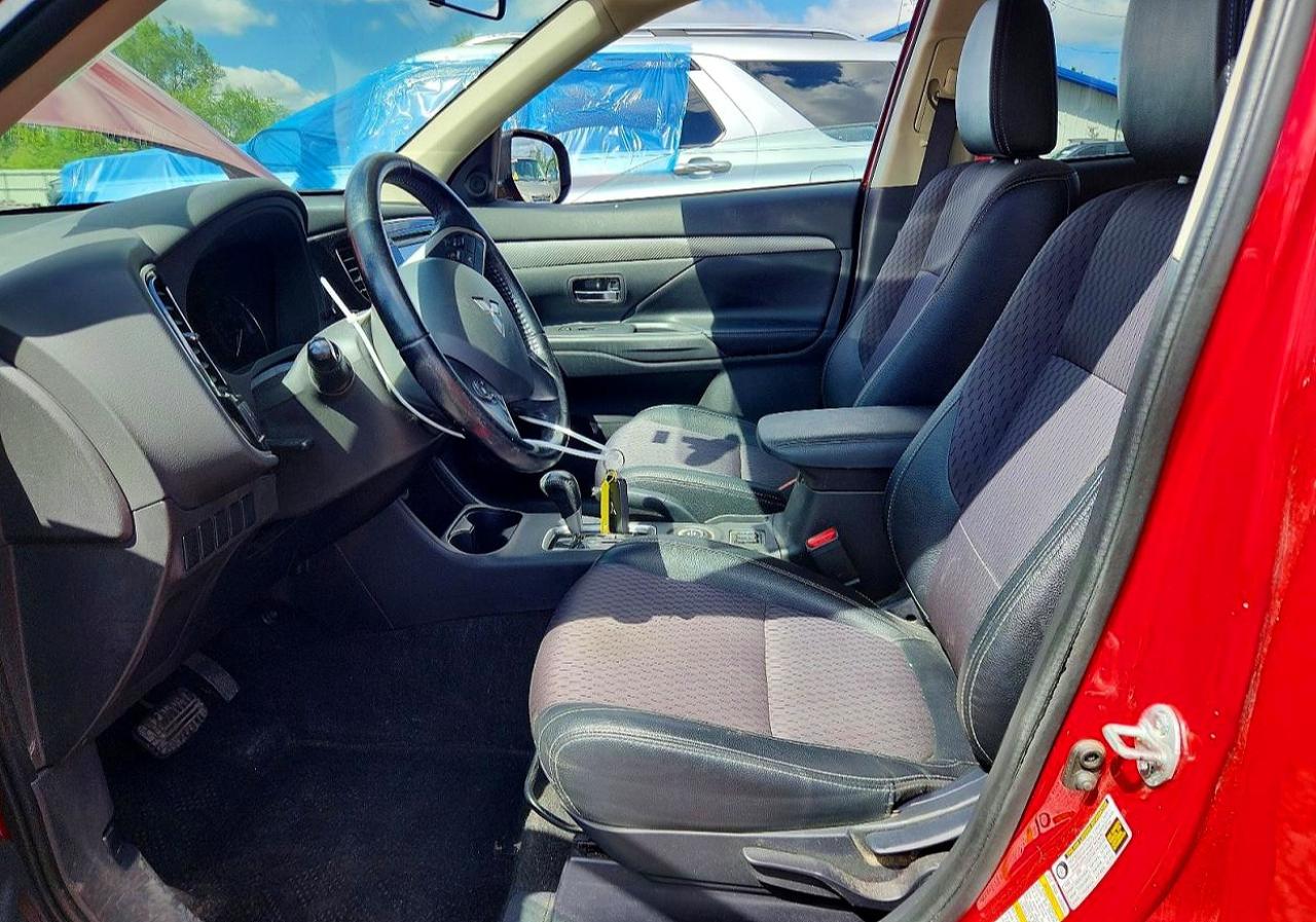 2015 Mitsubishi Outlander Se Красный vin: JA4AZ3A33FZ011321