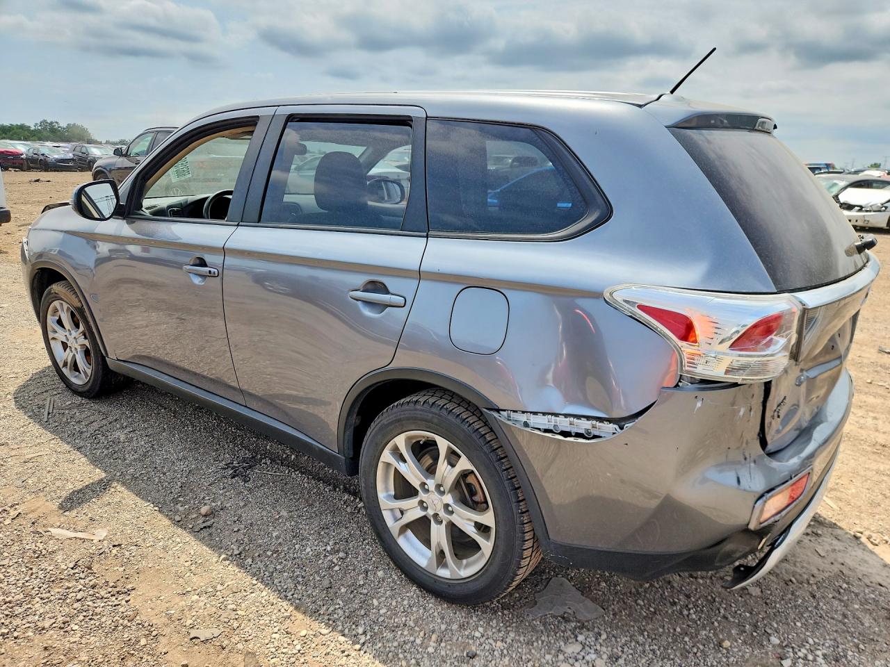 2015 Mitsubishi Outlander Se Gray vin: JA4AZ3A33FZ011366