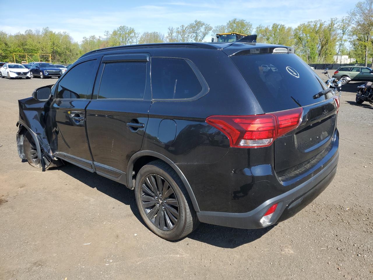 2020 Mitsubishi Outlander Se Black vin: JA4AZ3A33LZ028521 Damage: Left Front Door, Dent(S) W/ Paint Dmg, > 12 Inches