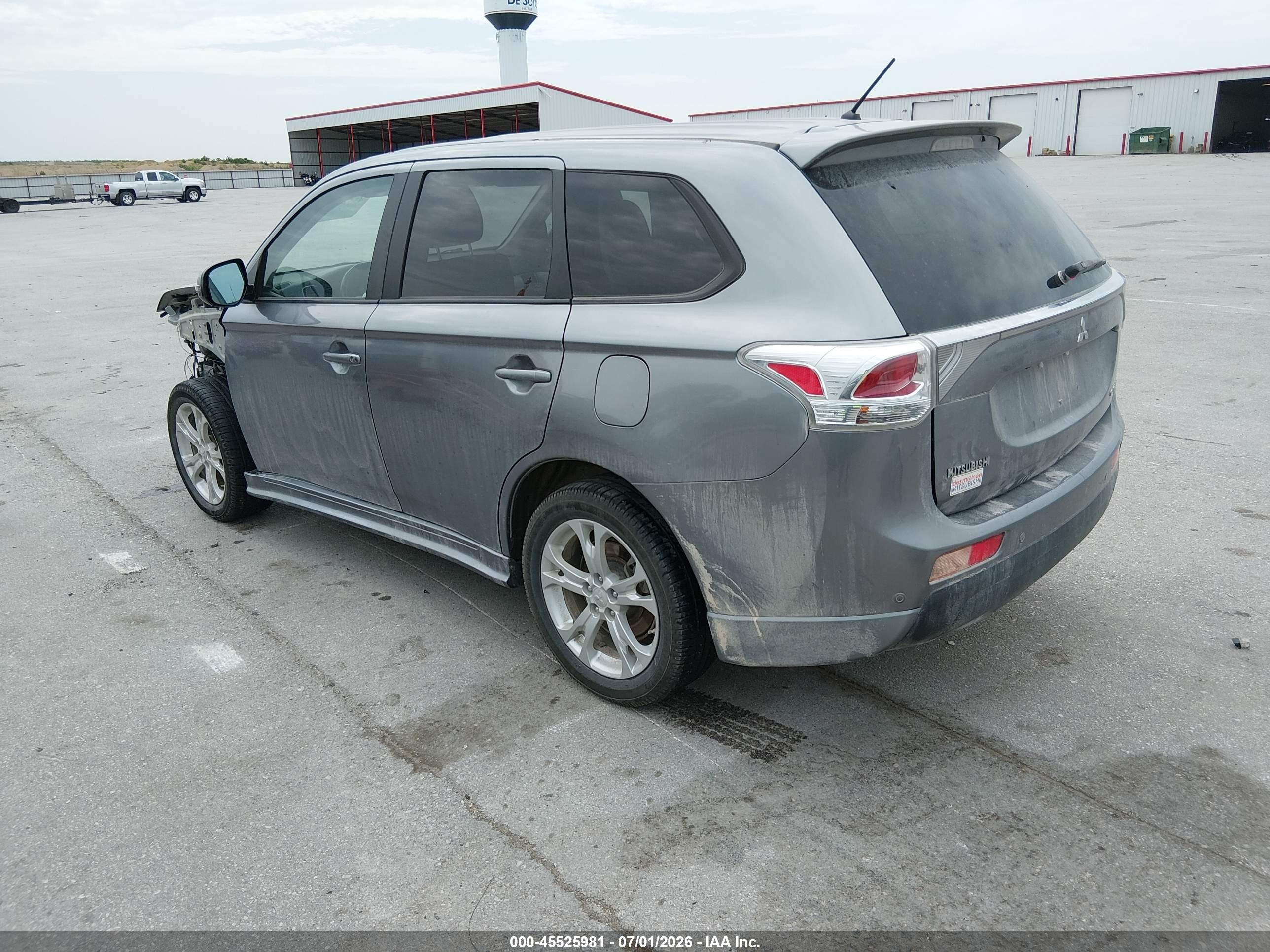 2014 Mitsubishi Outlander Se Beige vin: JA4AZ3A34EZ002402