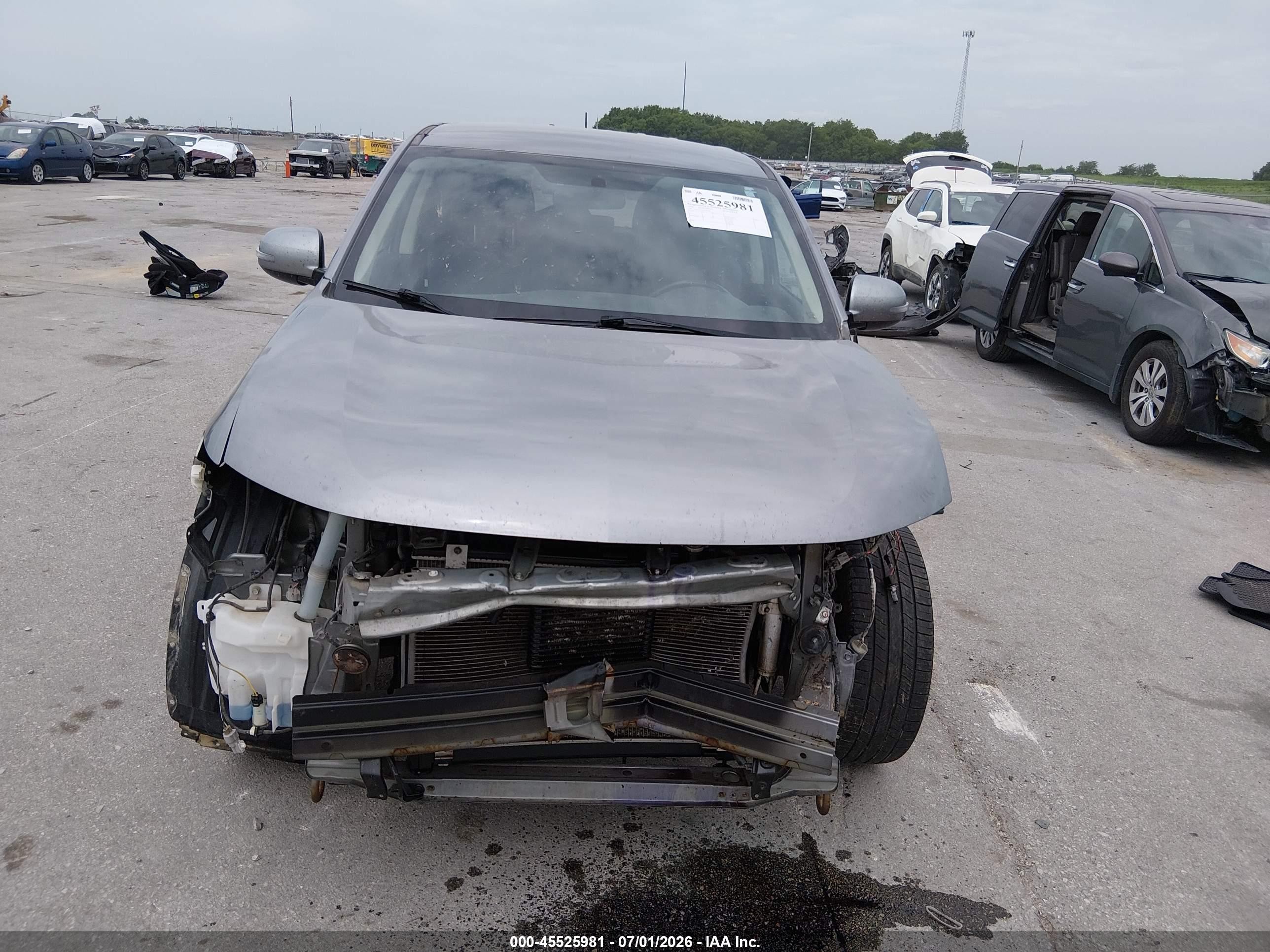 2014 Mitsubishi Outlander Se Beige vin: JA4AZ3A34EZ002402