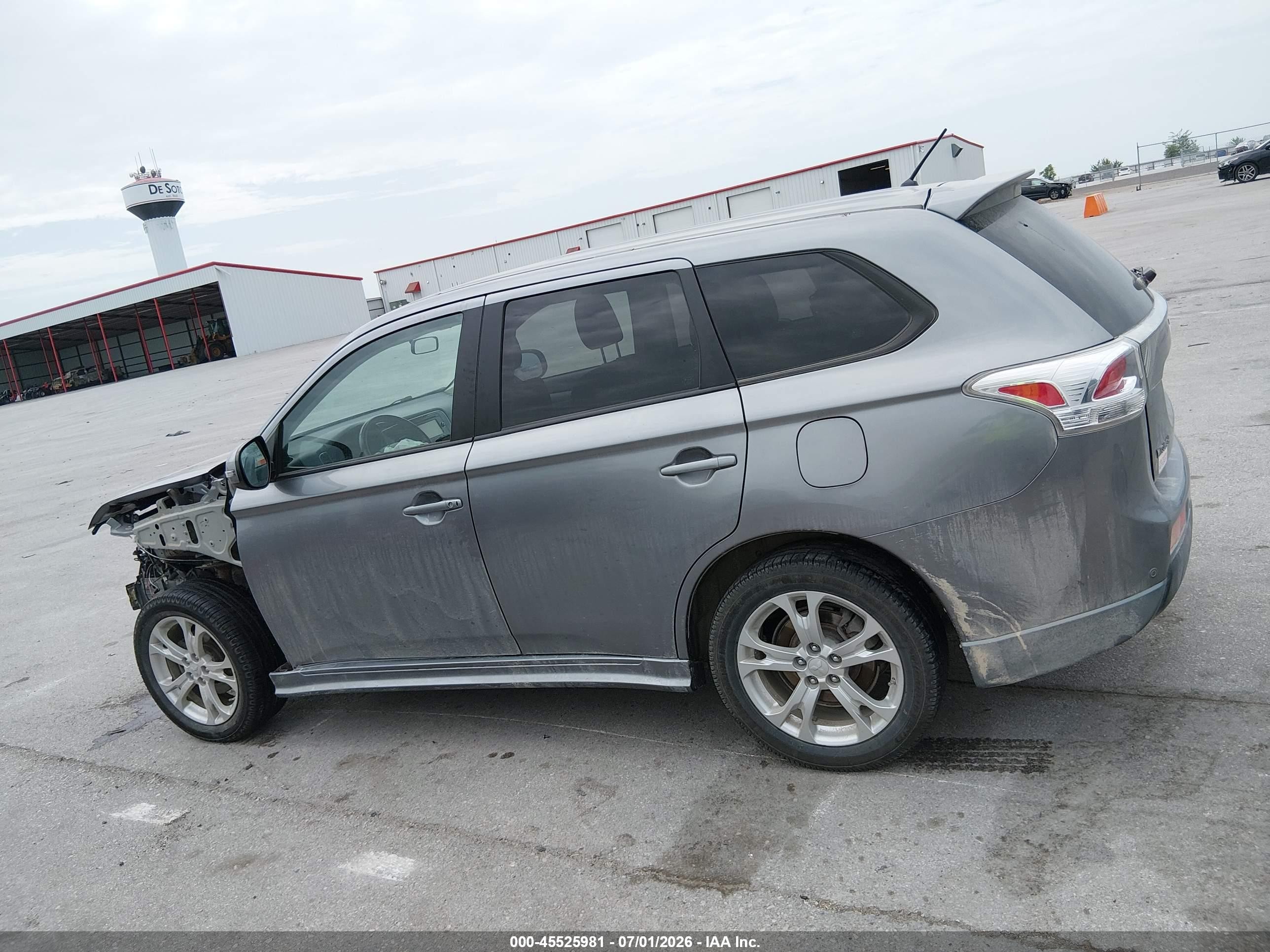 2014 Mitsubishi Outlander Se Beige vin: JA4AZ3A34EZ002402