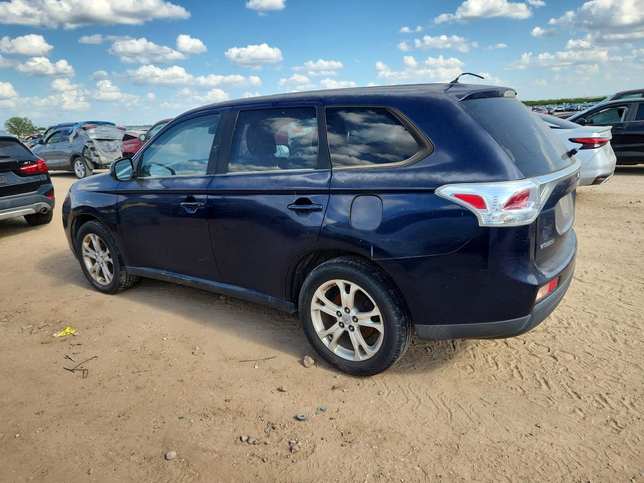 2014 Mitsubishi Outlander Se Blue vin: JA4AZ3A34EZ015358