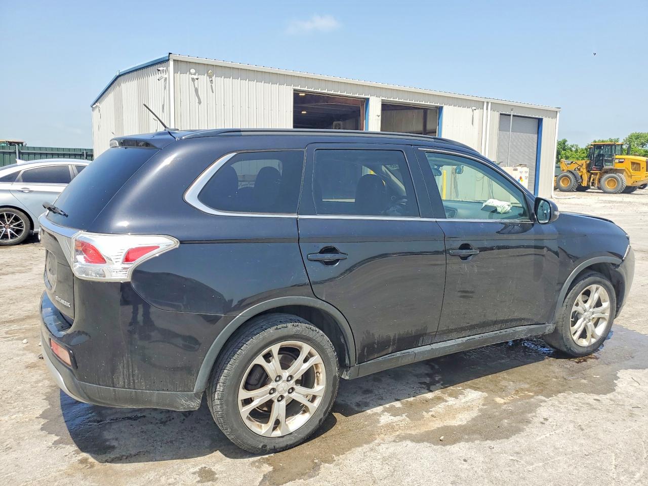 2015 Mitsubishi Outlander Se Черный vin: JA4AZ3A34FZ012414