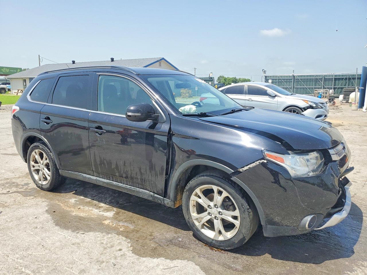 2015 Mitsubishi Outlander Se Черный vin: JA4AZ3A34FZ012414
