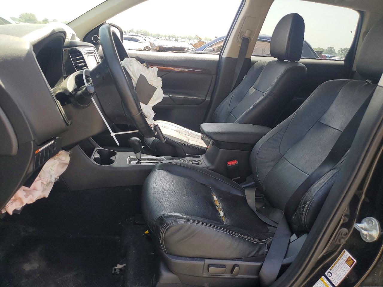 2015 Mitsubishi Outlander Se Черный vin: JA4AZ3A34FZ012414