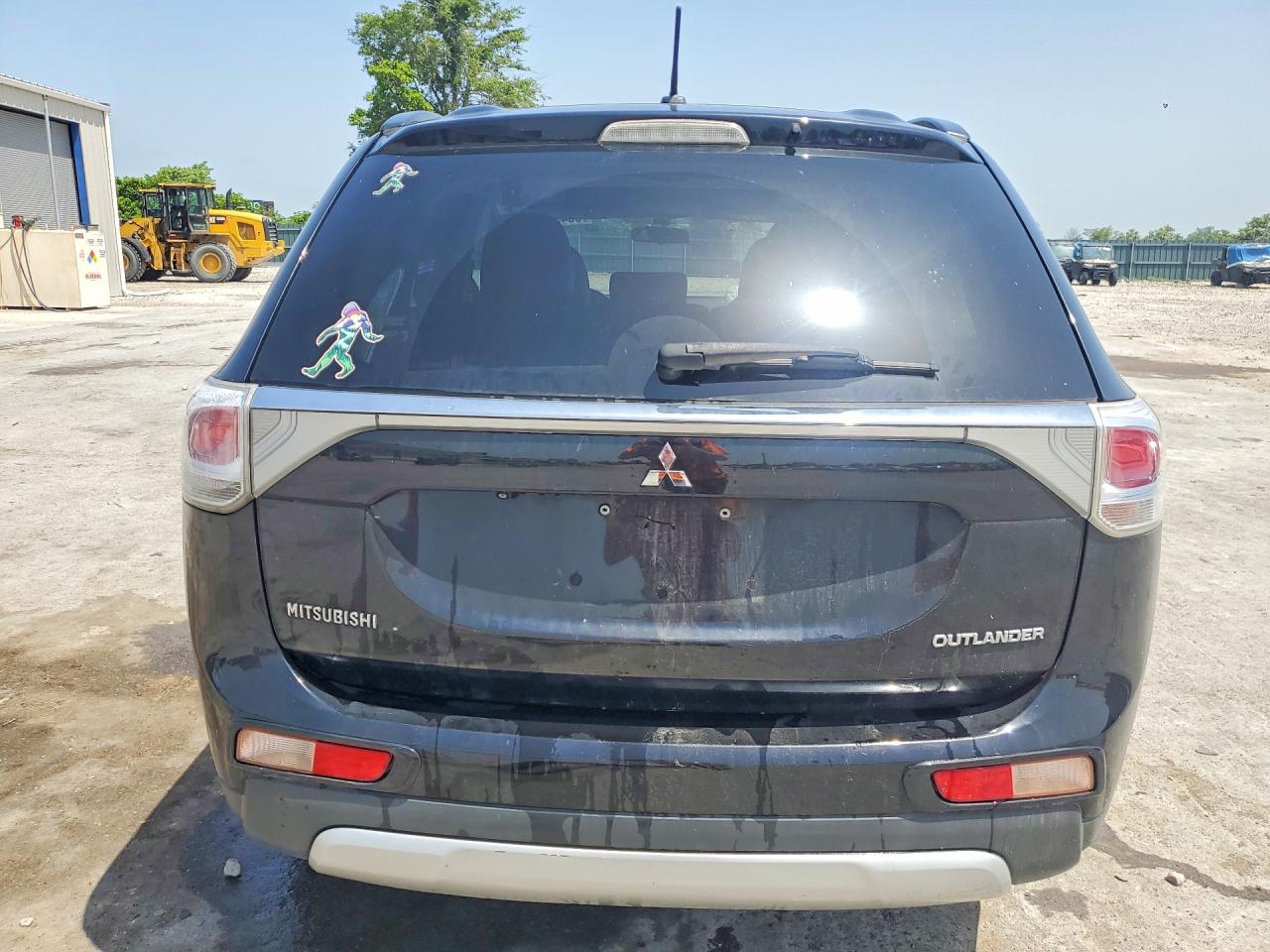 2015 Mitsubishi Outlander Se Черный vin: JA4AZ3A34FZ012414