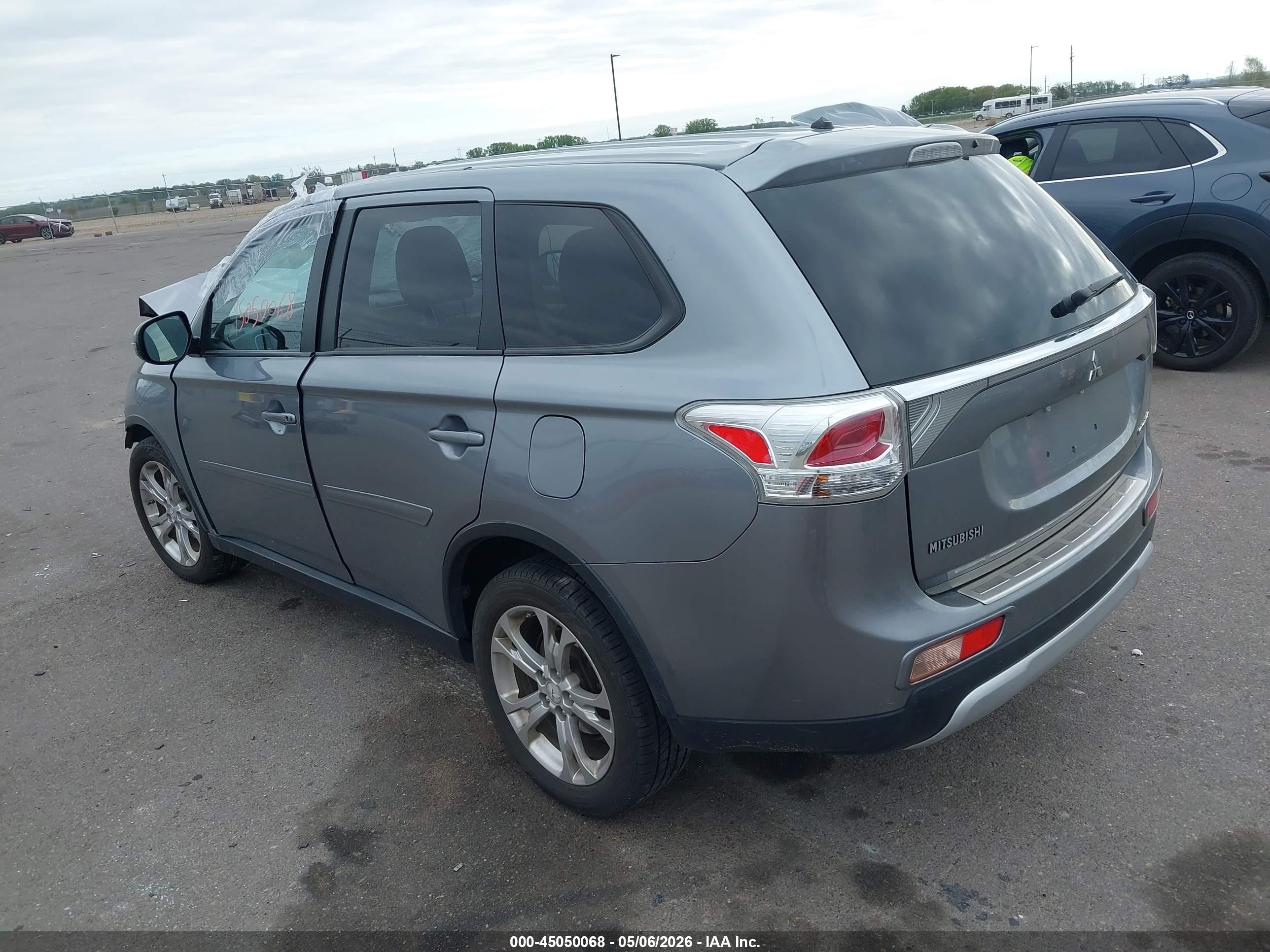 2015 Mitsubishi Outlander Se Серый vin: JA4AZ3A35FZ003981