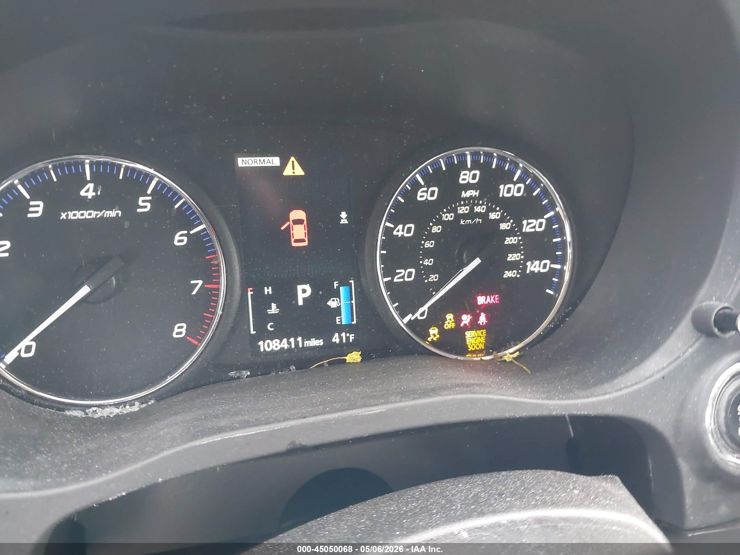 2015 Mitsubishi Outlander Se Серый vin: JA4AZ3A35FZ003981