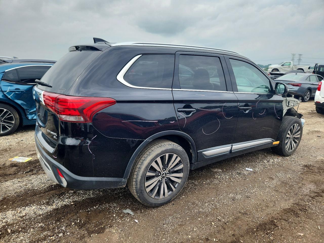 2019 Mitsubishi Outlander Se Black vin: JA4AZ3A35KZ046744