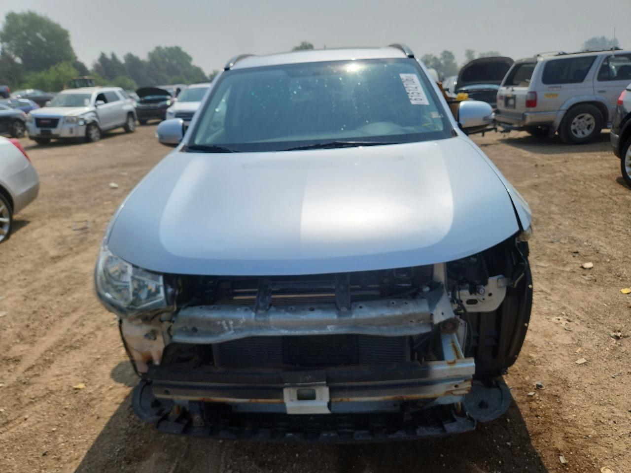 2015 Mitsubishi Outlander Se Silver vin: JA4AZ3A36FZ010311