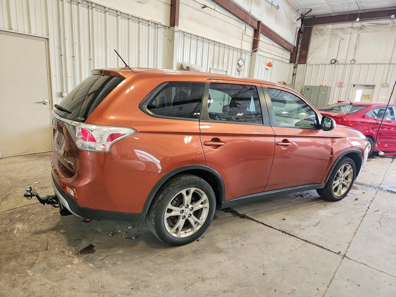 2015 Mitsubishi Outlander Se Orange vin: JA4AZ3A36FZ013435