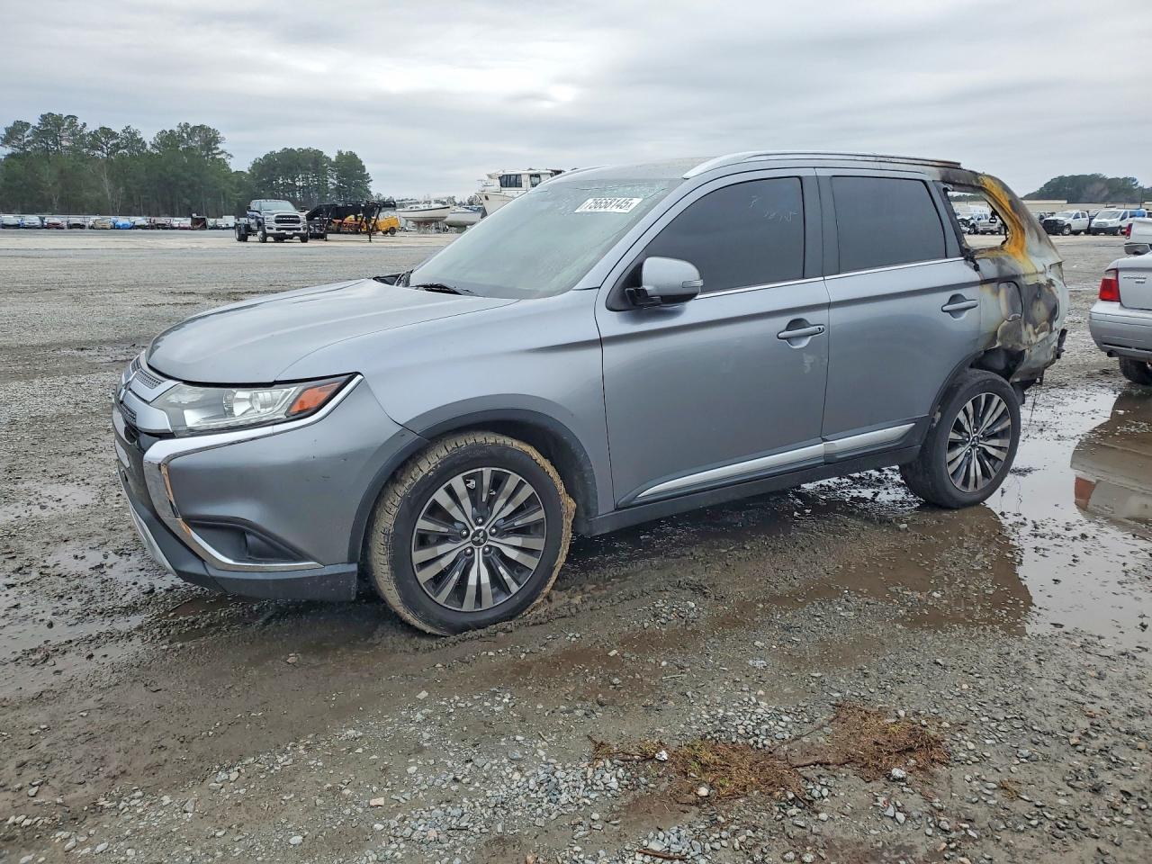 2019 Mitsubishi Outlander Se Gray vin: JA4AZ3A36KZ039799