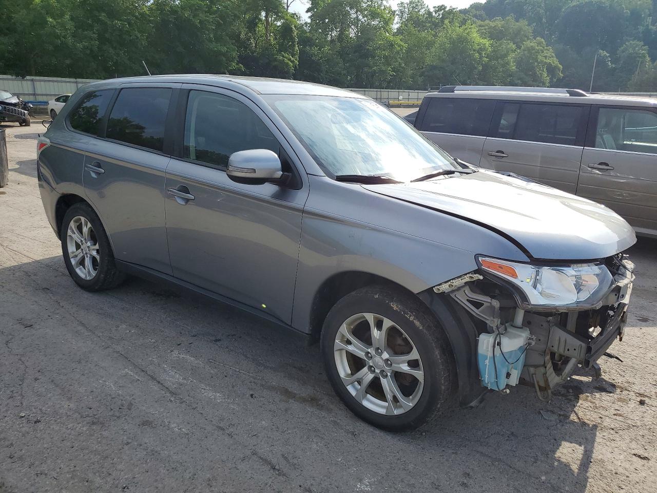 2014 Mitsubishi Outlander Se Gray vin: JA4AZ3A37EZ009781