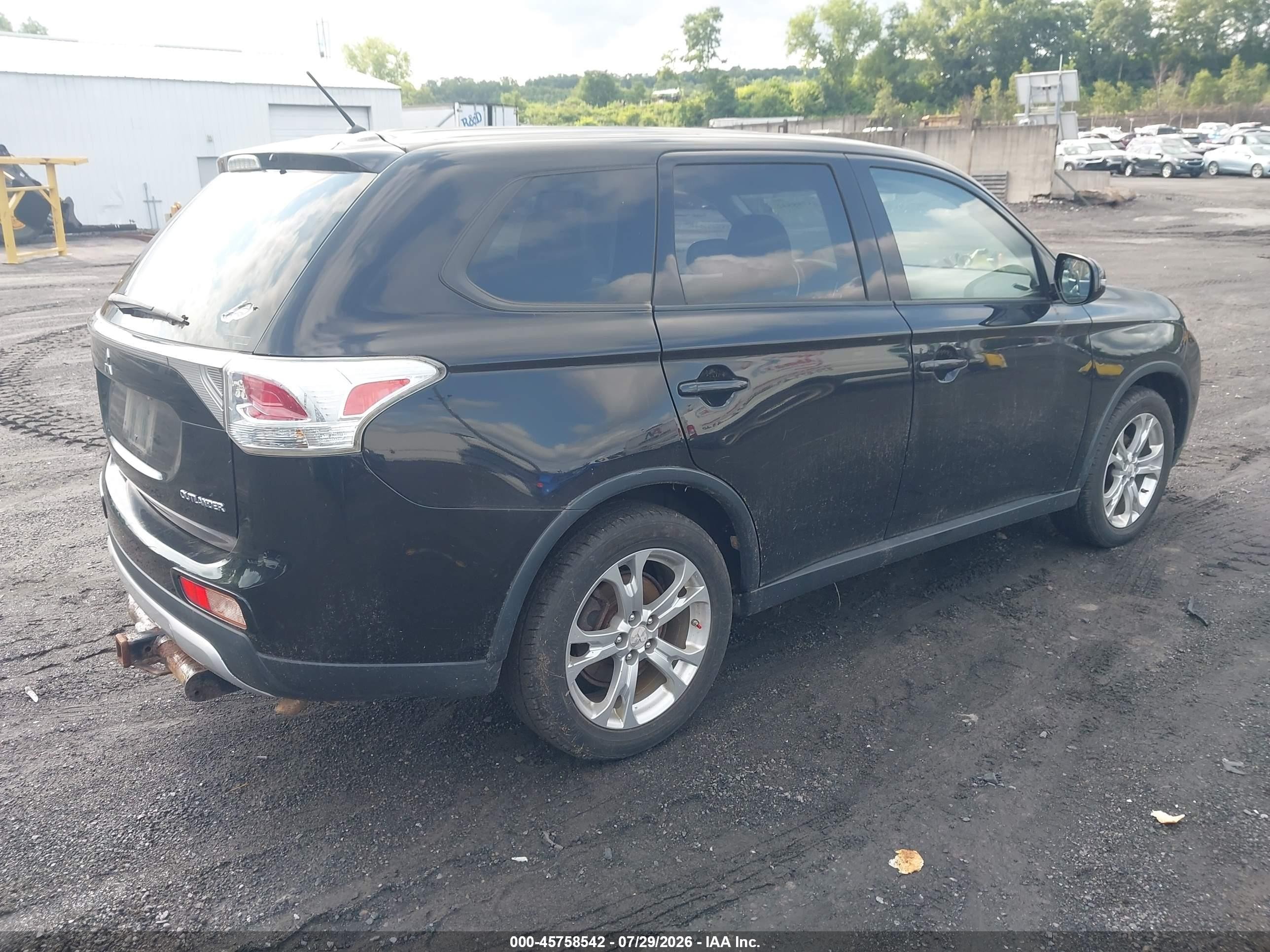 2015 Mitsubishi Outlander Se Black vin: JA4AZ3A37FZ012536
