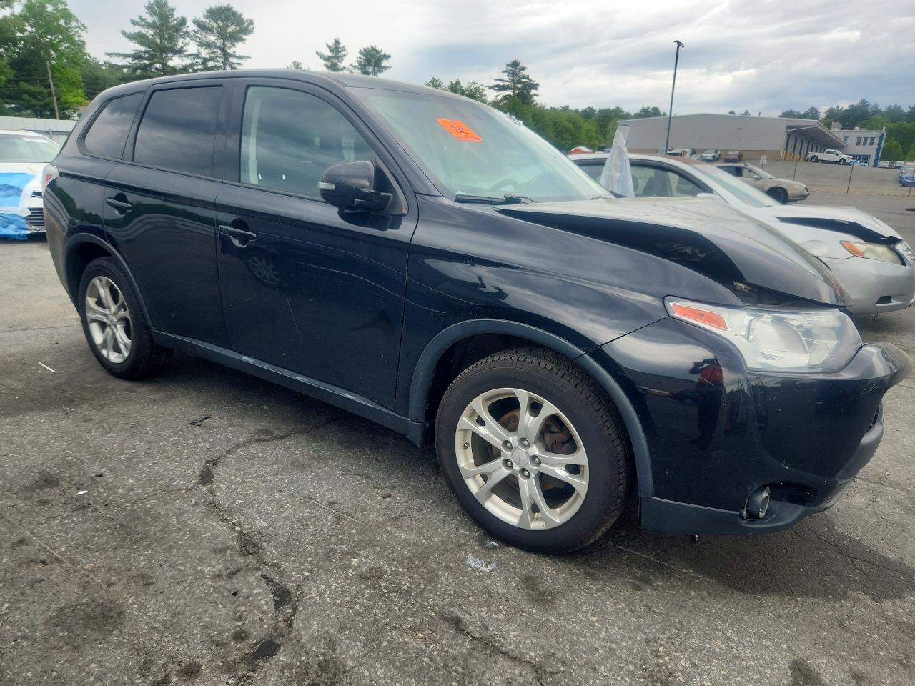 2015 Mitsubishi Outlander Se Черный vin: JA4AZ3A38FZ000749