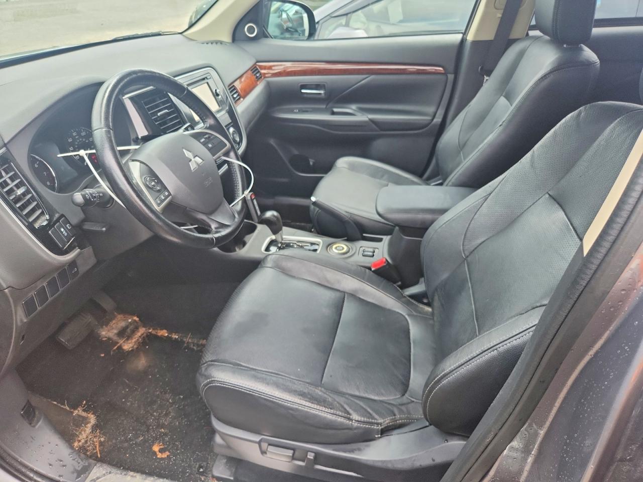 2015 Mitsubishi Outlander Se Gray vin: JA4AZ3A38FZ004445