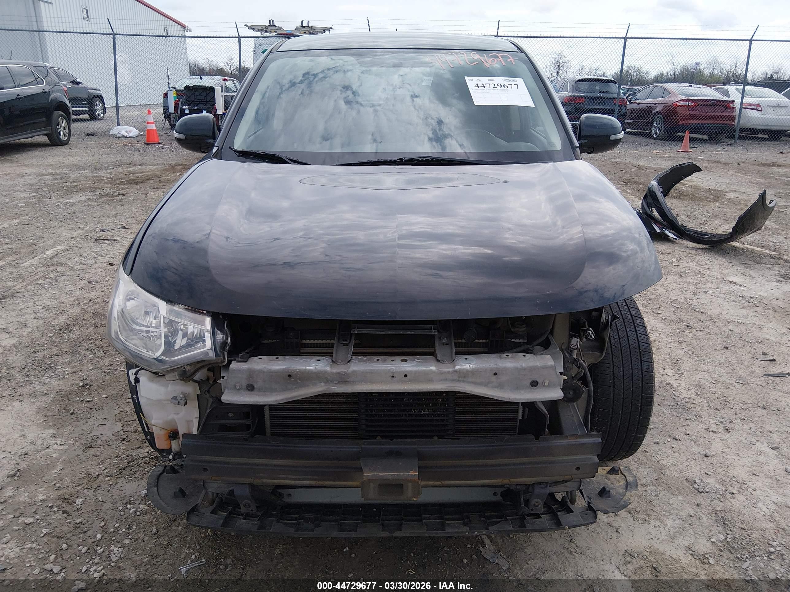 2015 Mitsubishi Outlander Se Black vin: JA4AZ3A38FZ010858
