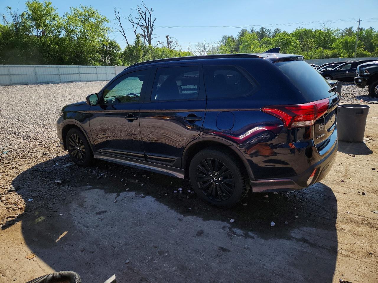 2020 Mitsubishi Outlander Se Синий vin: JA4AZ3A38LZ027770