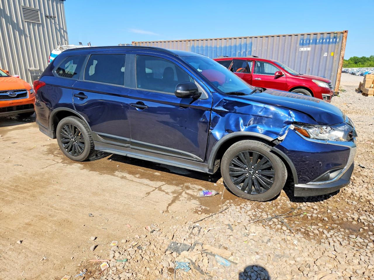 2020 Mitsubishi Outlander Se Синий vin: JA4AZ3A38LZ027770