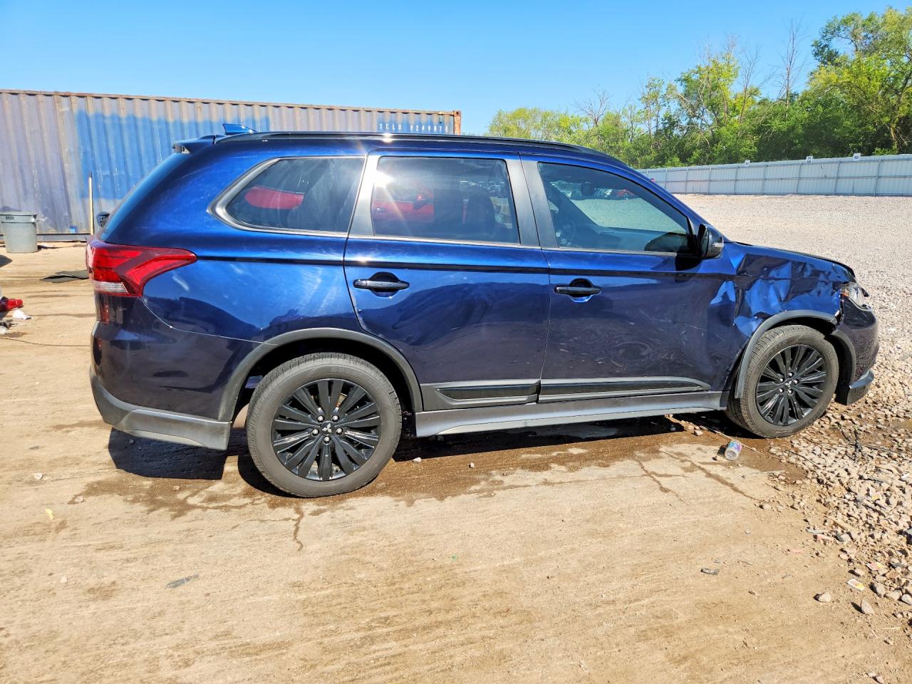 2020 Mitsubishi Outlander Se Синий vin: JA4AZ3A38LZ027770