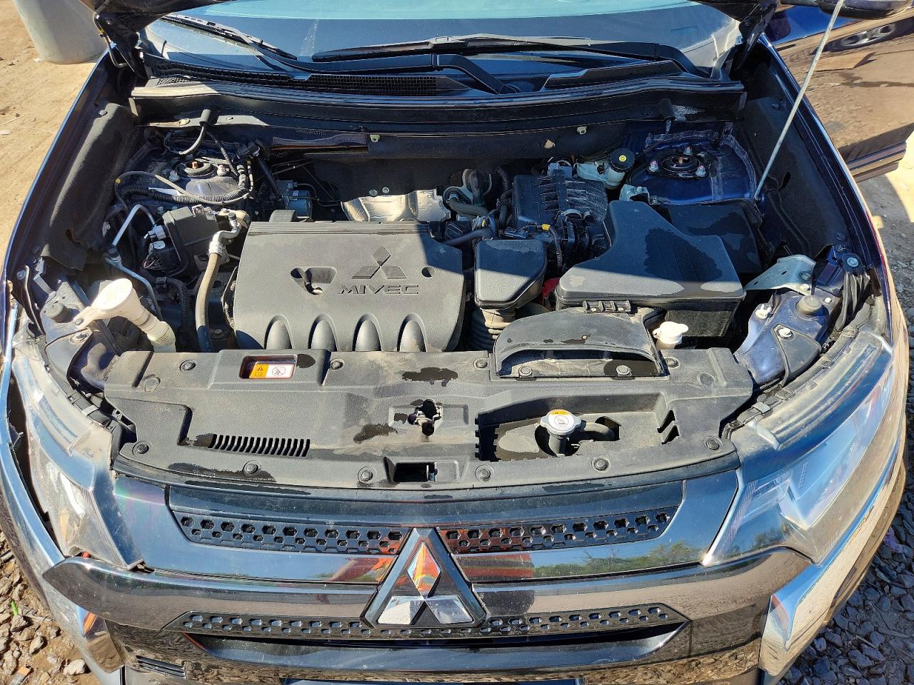 2020 Mitsubishi Outlander Se Синий vin: JA4AZ3A38LZ027770