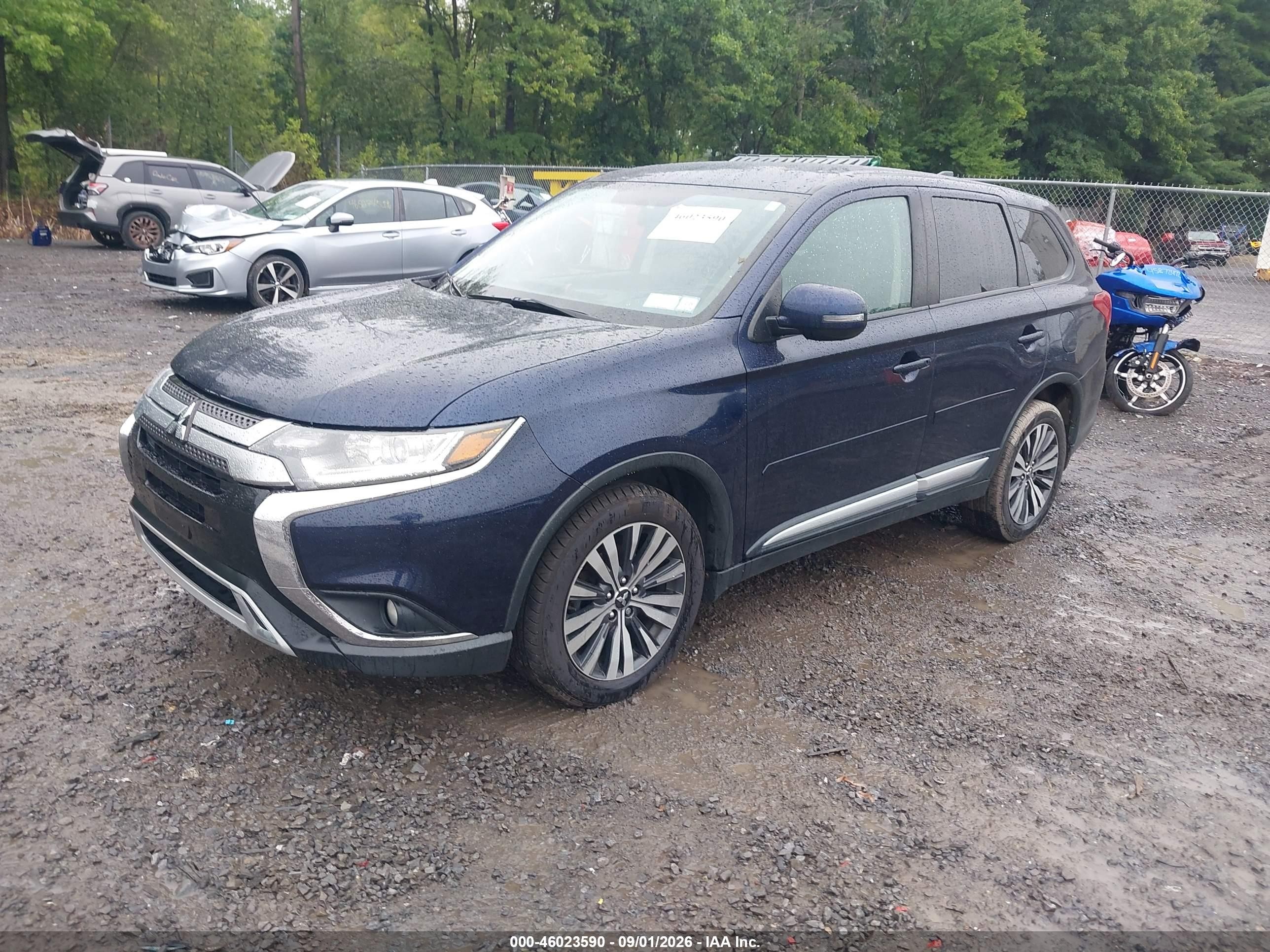 2019 Mitsubishi Outlander Se Blue vin: JA4AZ3A39KZ014332