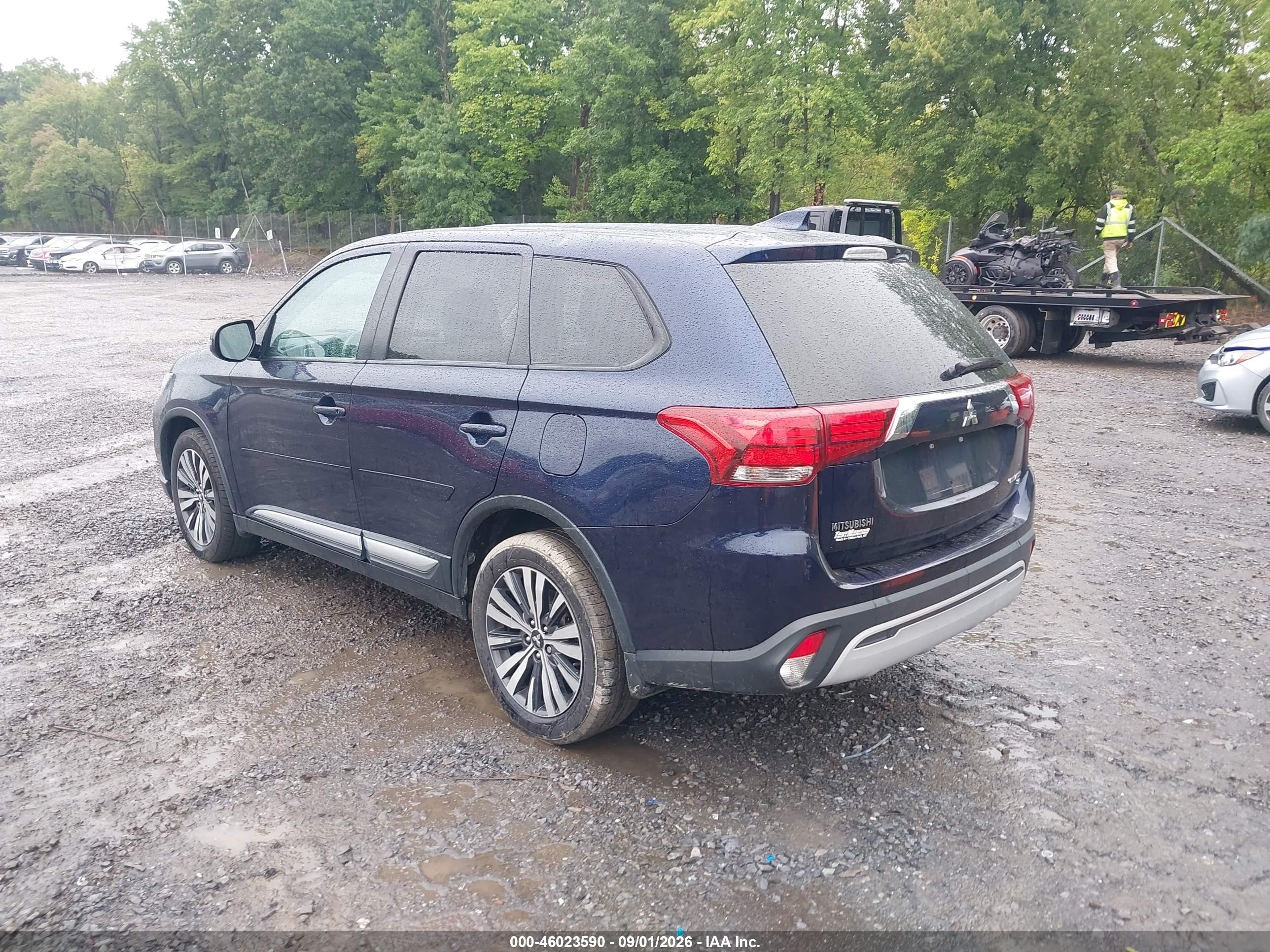 2019 Mitsubishi Outlander Se Blue vin: JA4AZ3A39KZ014332