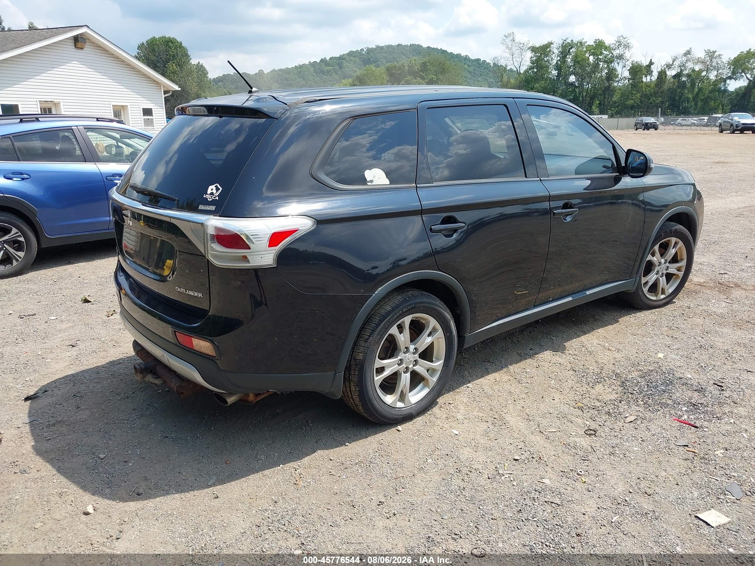 2015 Mitsubishi Outlander Se Black vin: JA4AZ3A3XFZ012059