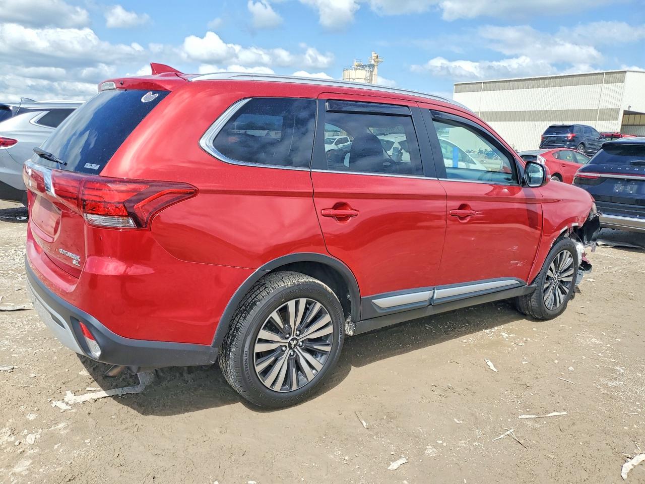 2019 Mitsubishi Outlander Se Красный vin: JA4AZ3A3XKZ010791