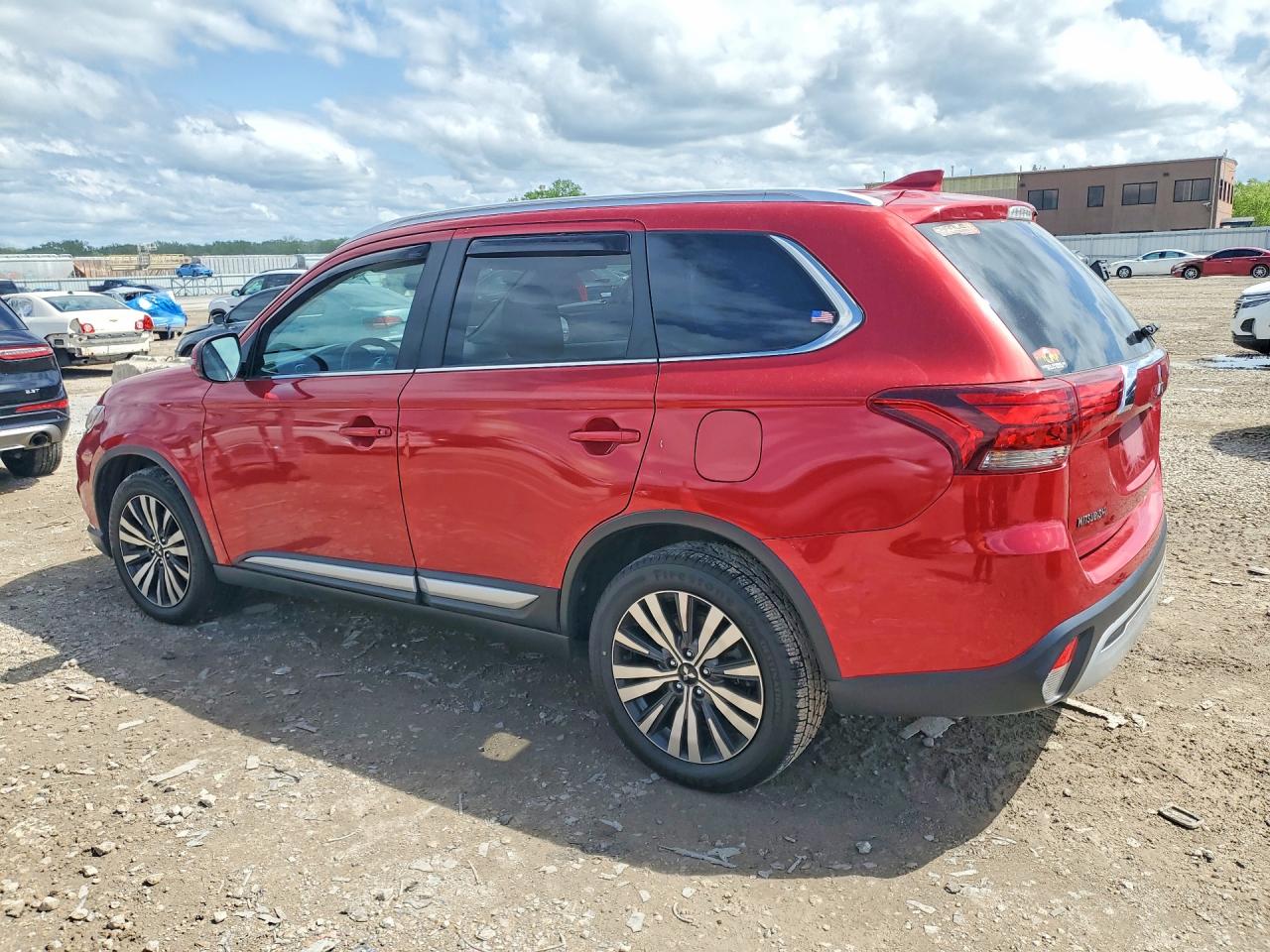 2019 Mitsubishi Outlander Se Красный vin: JA4AZ3A3XKZ010791