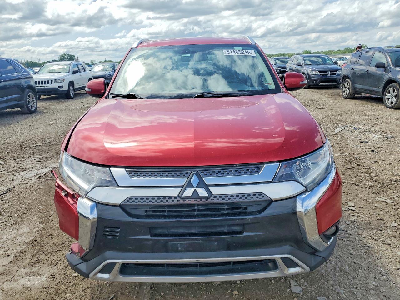 2019 Mitsubishi Outlander Se Красный vin: JA4AZ3A3XKZ010791