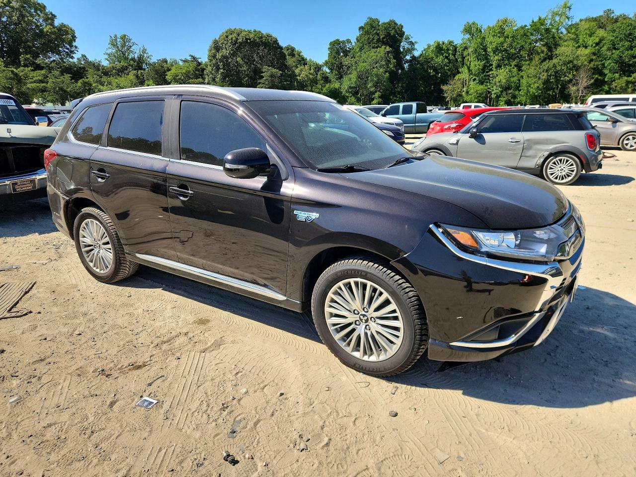 2019 Mitsubishi Outlander Sel Black vin: JA4J24A57KZ037586