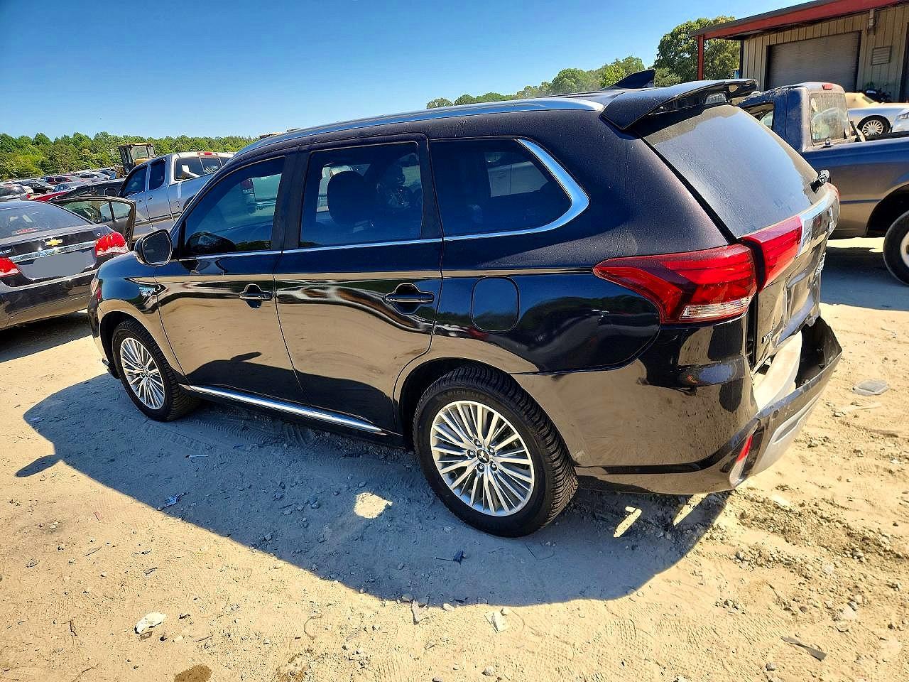 2019 Mitsubishi Outlander Sel Black vin: JA4J24A57KZ037586