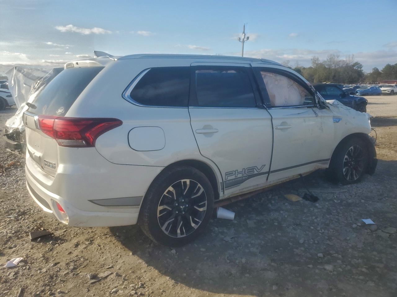 2018 Mitsubishi Outlander Se White vin: JA4J24A58JZ061684