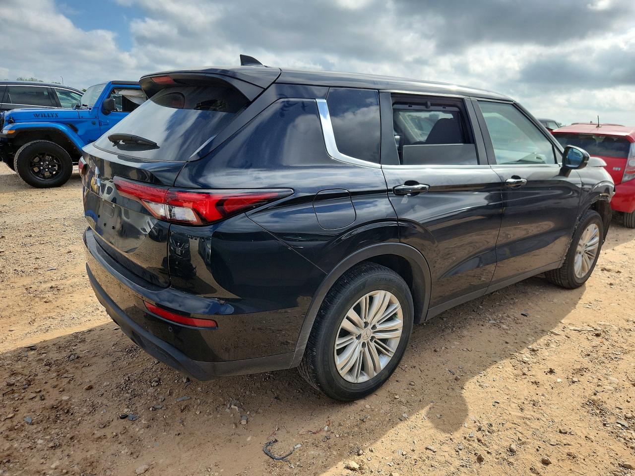2024 Mitsubishi Outlander Es Black vin: JA4J3UA86RZ073867