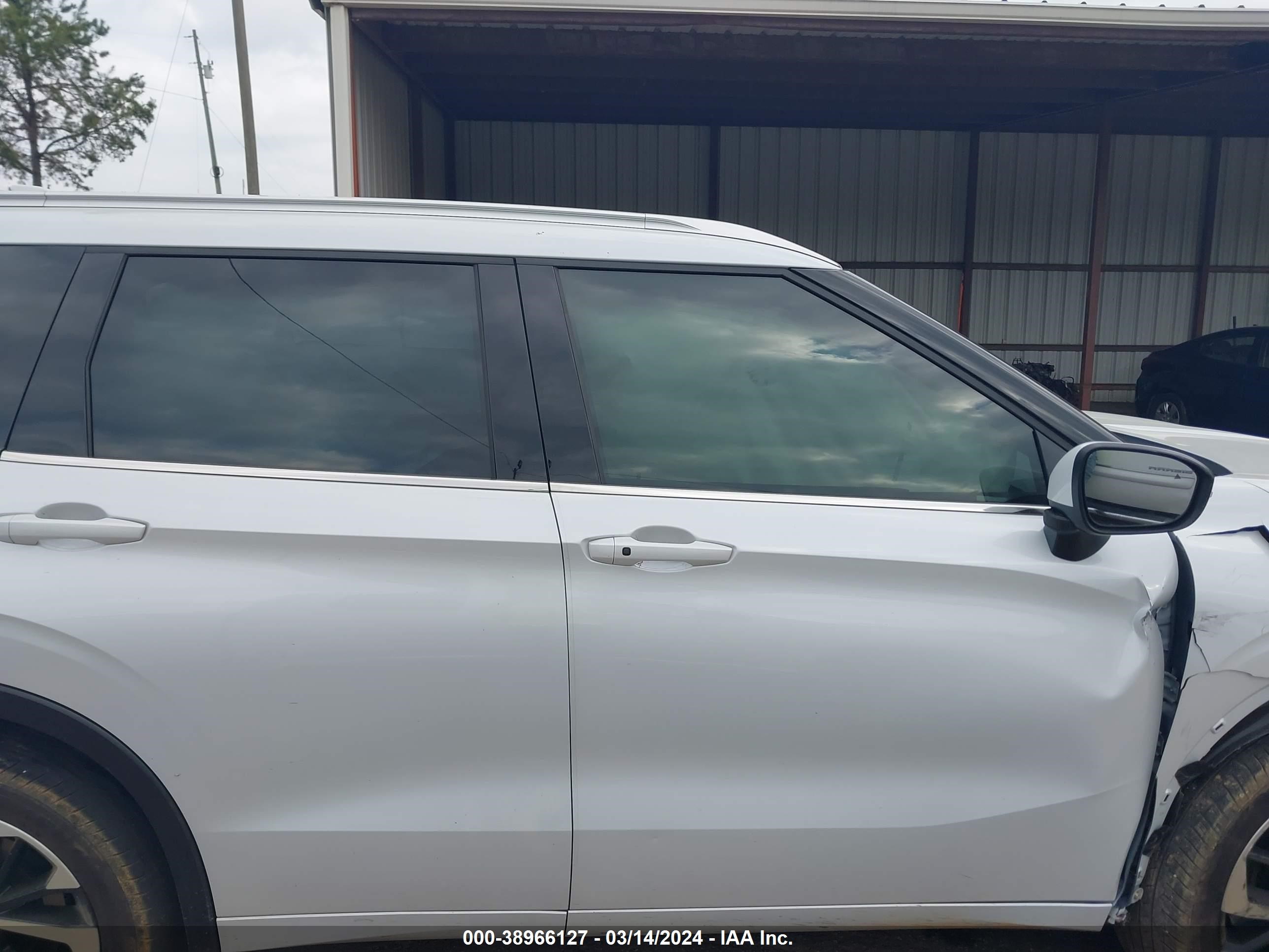 2023 Mitsubishi Outlander Sel 2.5 2wd White vin: JA4J3VA81PZ033148