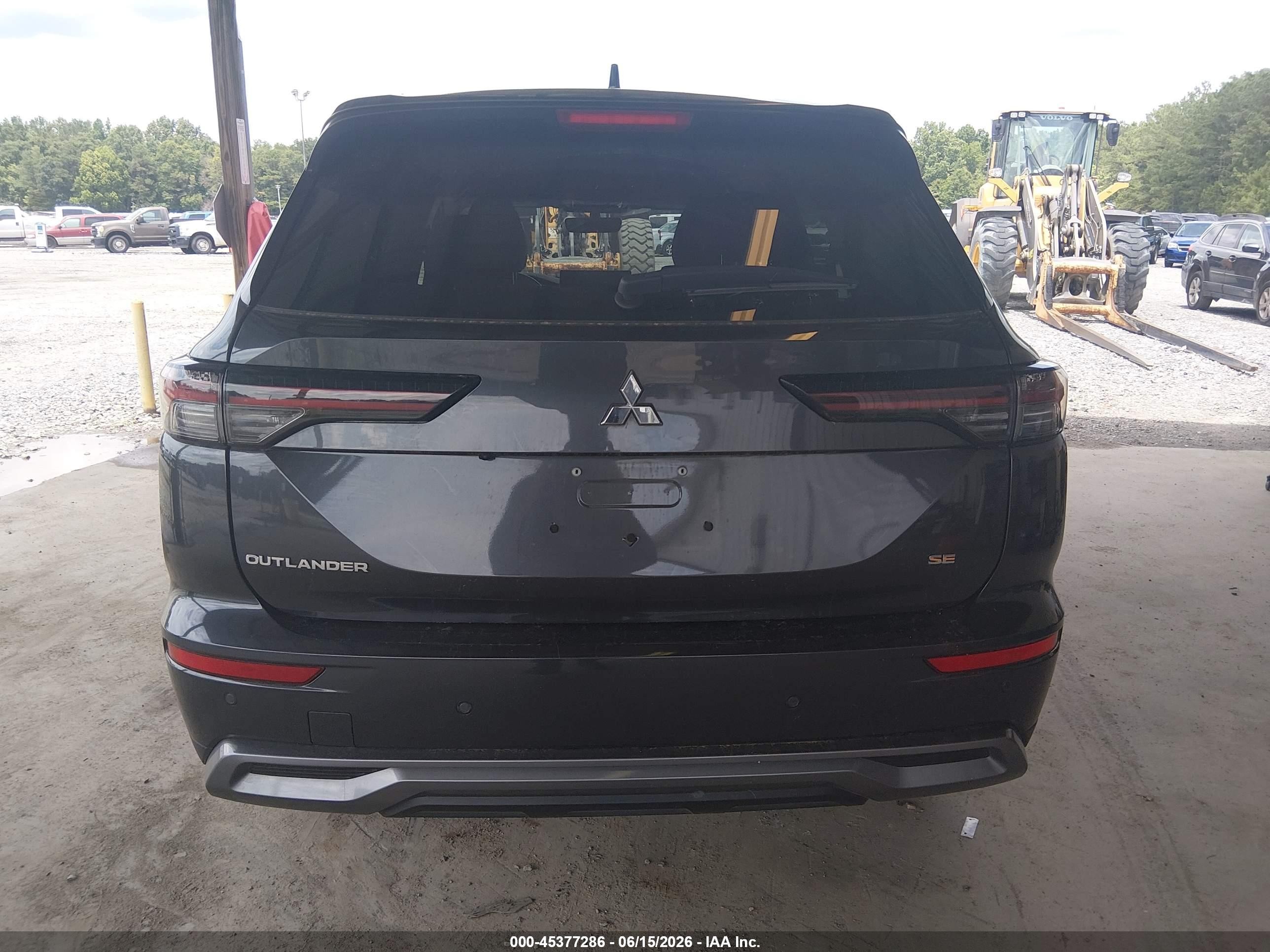 2025 Mitsubishi Outlander Se 2.5 2wd Gray vin: JA4J3VA81SZ026984