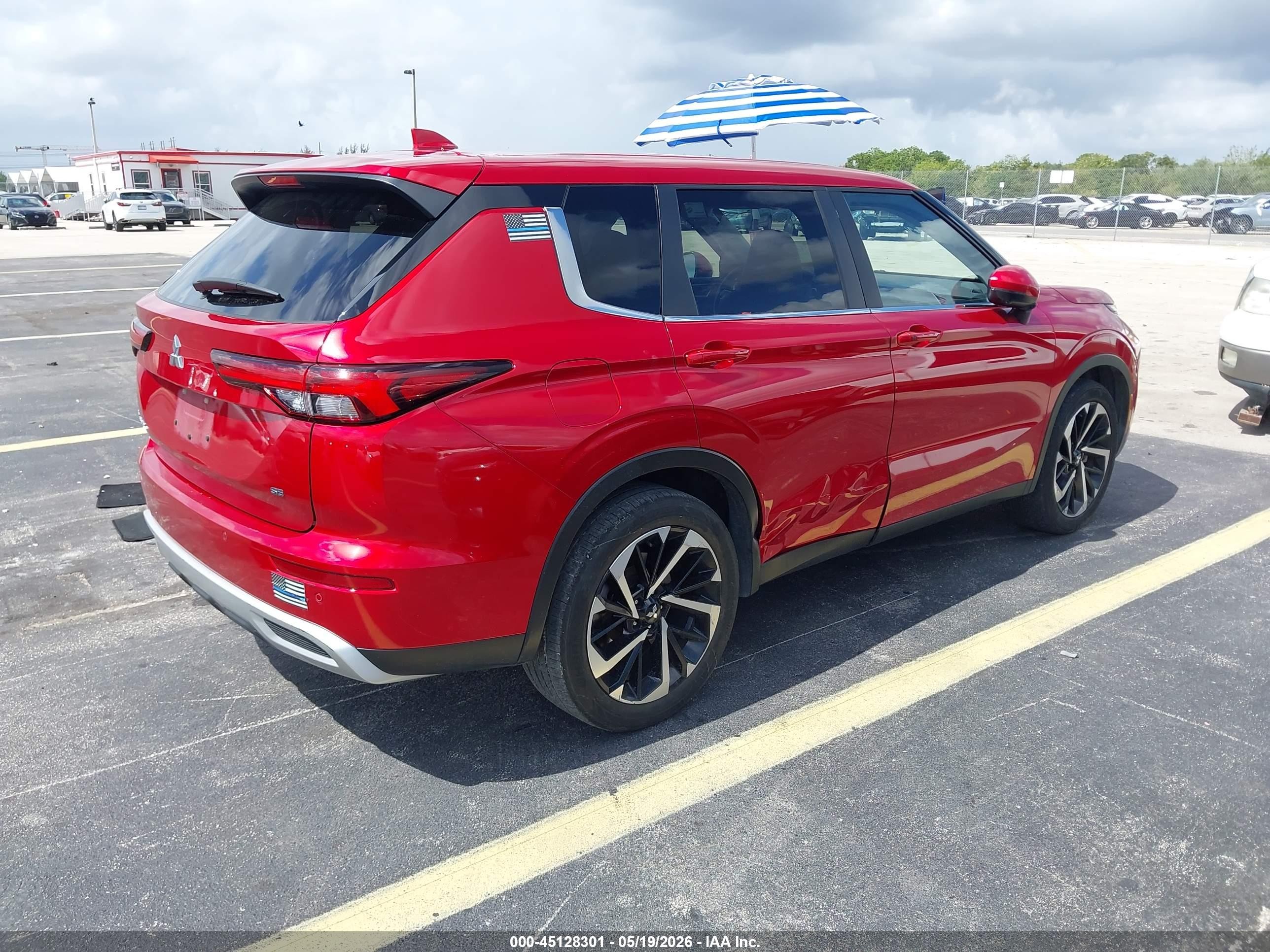 2024 Mitsubishi Outlander Se 2.5 2wd Red vin: JA4J3VA82RZ027796