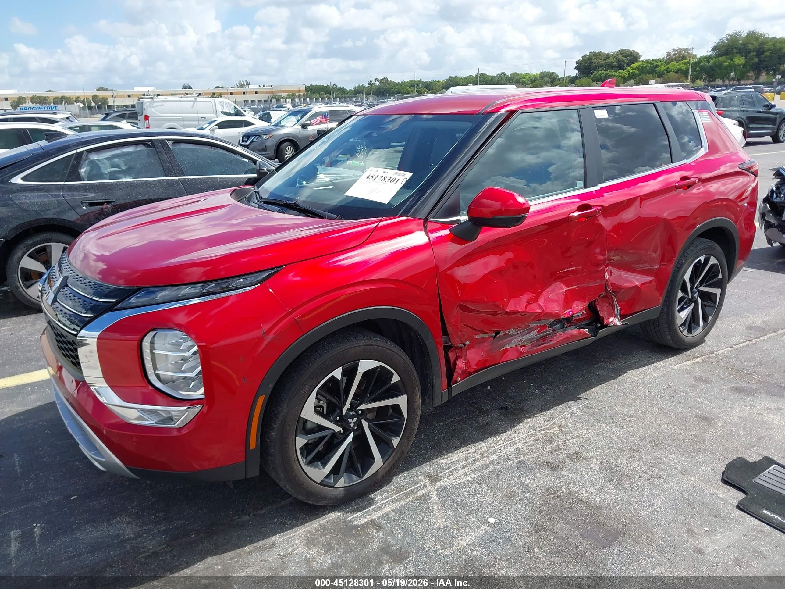 2024 Mitsubishi Outlander Se 2.5 2wd Red vin: JA4J3VA82RZ027796