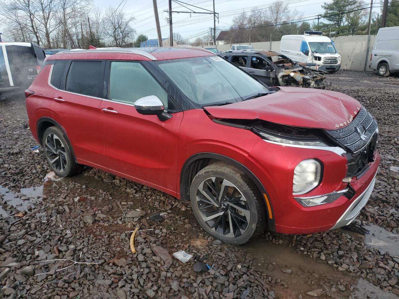 2023 Mitsubishi Outlander Sel Красный vin: JA4J3VA85PZ006986